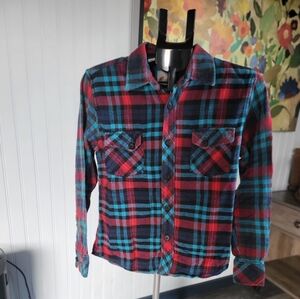 OP Ocean Pacific Men’s Plaid Flannel Shirt